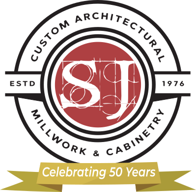 E.F. San Juan emblem — custom architectural millwork and cabinetry, established 1976